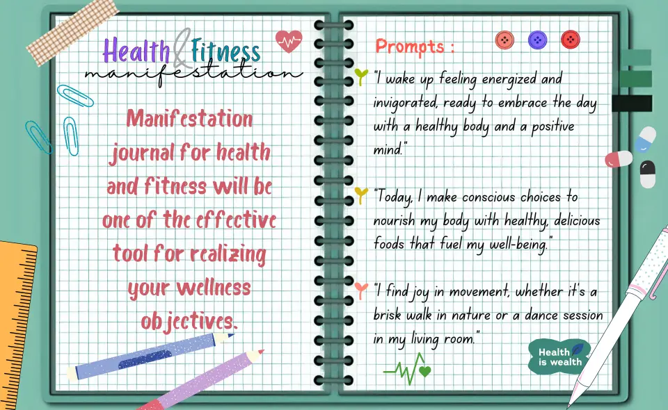 Health & Fitness Manifestation | Manifestation Journal Examples