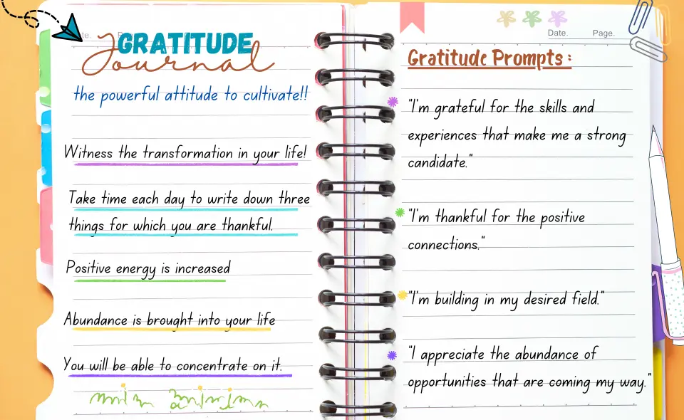 Gratitude Journal | Manifestation Journal Examples