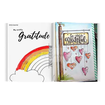 Gratitude List with Doodling | Gratitude Bullet Journal