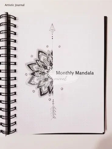 Monthly mandala | Gratitude Bullet Journal